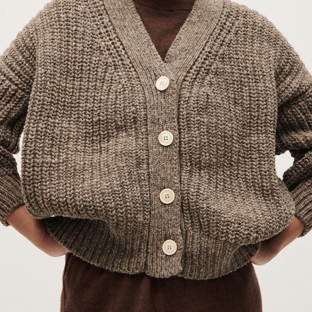 Babaa cardigan no19 dark mist